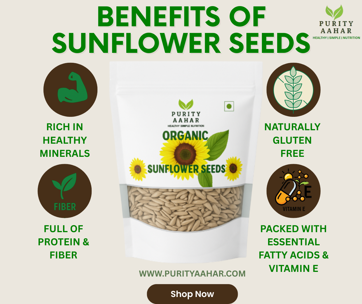 Organic Sunflower Seeds