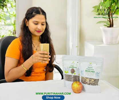 Organic Chia Seeds & Organic Power Pack Seeds Mix Combo